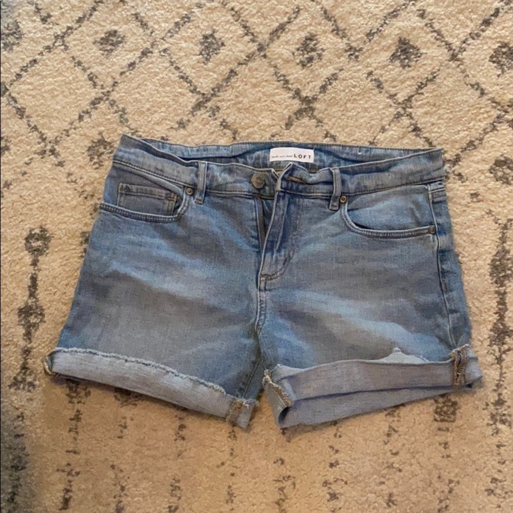 Loft jean shorts